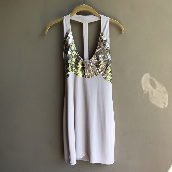 bebe Dresses & Skirts - Like New Bebe Sequined Cocktail Dress